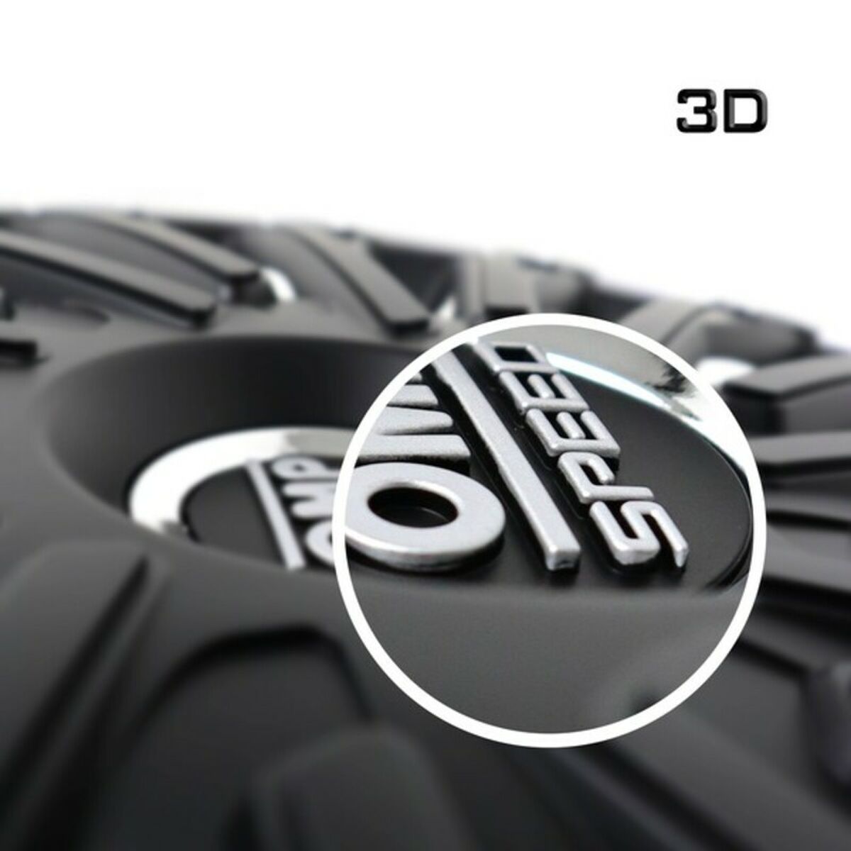 Puklice OMP Stinger Speed Čierna Striebristý 14" (4 uds)